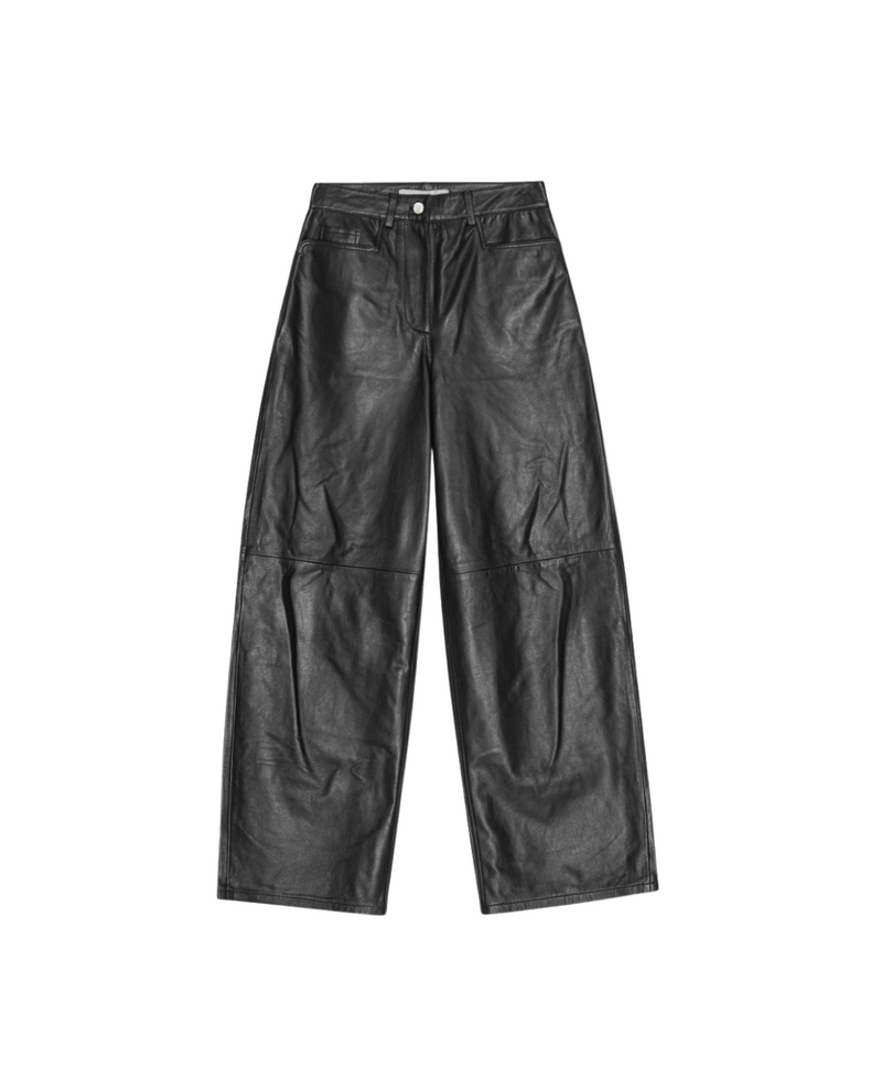 Cocoon Leather Pants