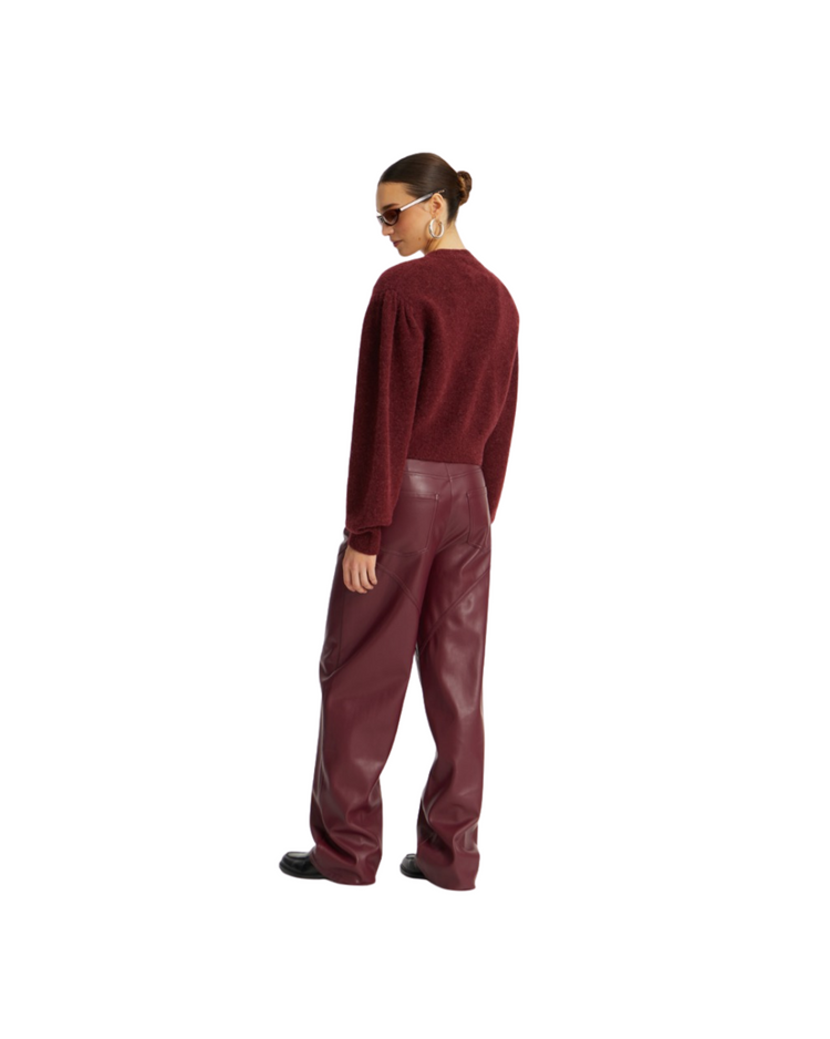 Mid Waisted Piping Pants