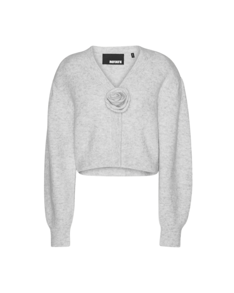 Knit Puffsleeve Cardigan