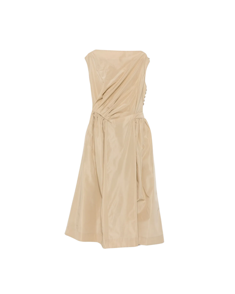 Hip Detail Draped Bind Dress