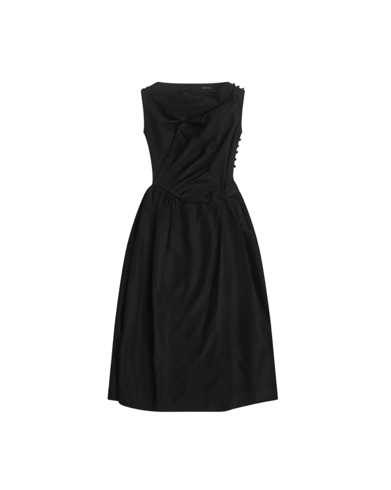 Hip Detail Draped Bind Dress