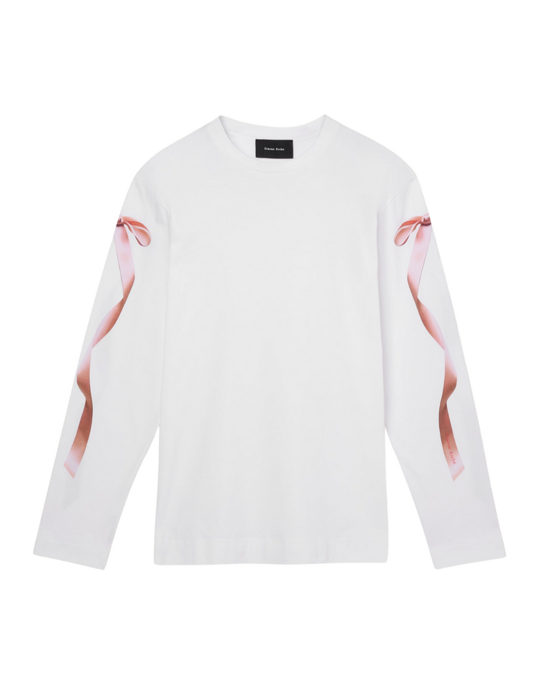 Ribbon Bow Tail Long Sleeve T-Shirt