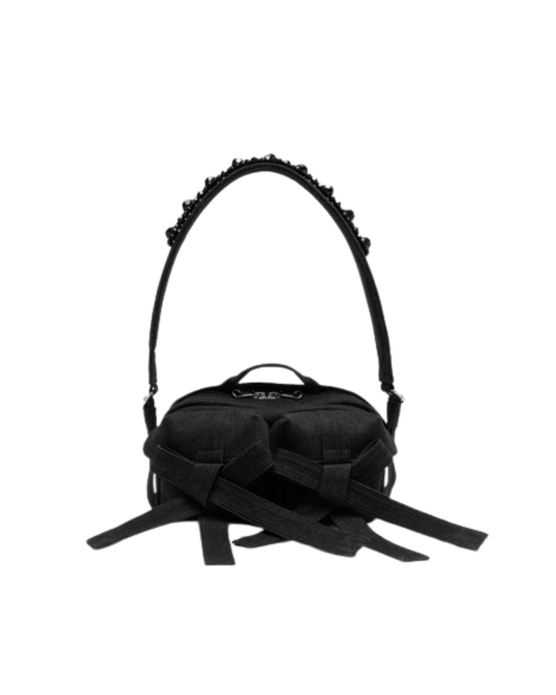 Beaded Classic Bow Crossbody Bag