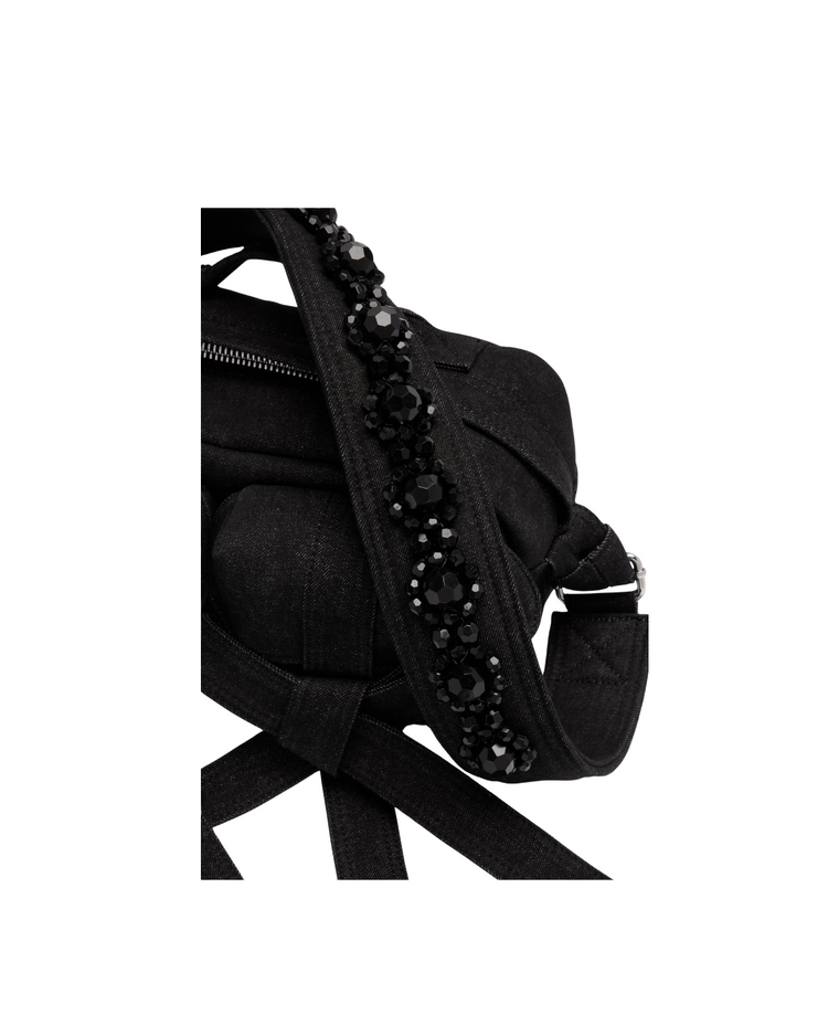 Beaded Classic Bow Crossbody Bag