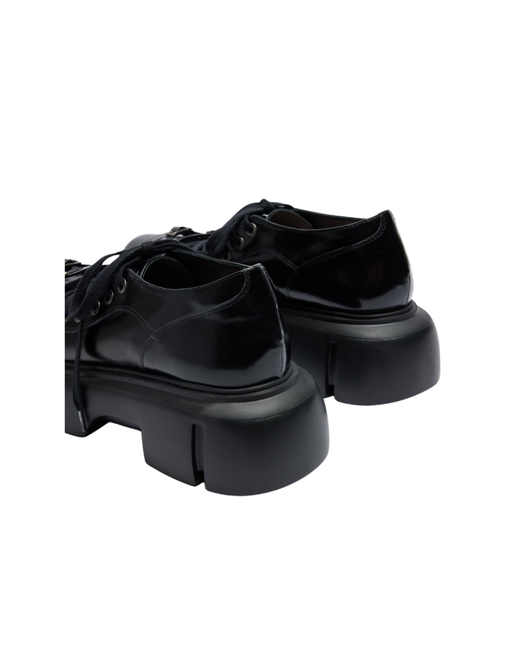 Low Platform Buckle Boot