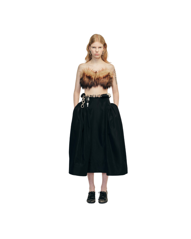 Hip Detail Bind Skirt