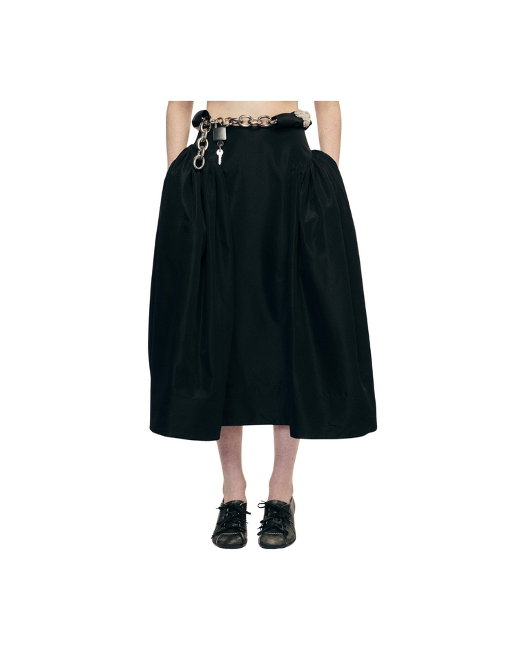 Hip Detail Bind Skirt