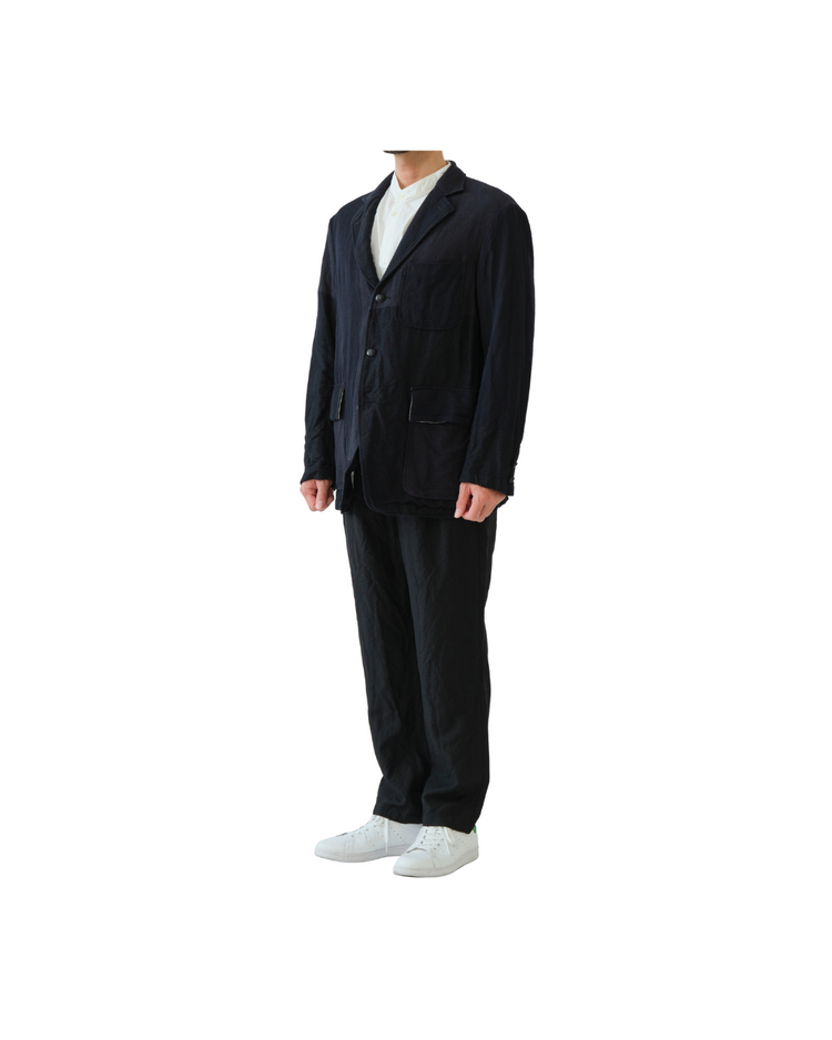 Multi Fabric Patchwork Tailored Jacket