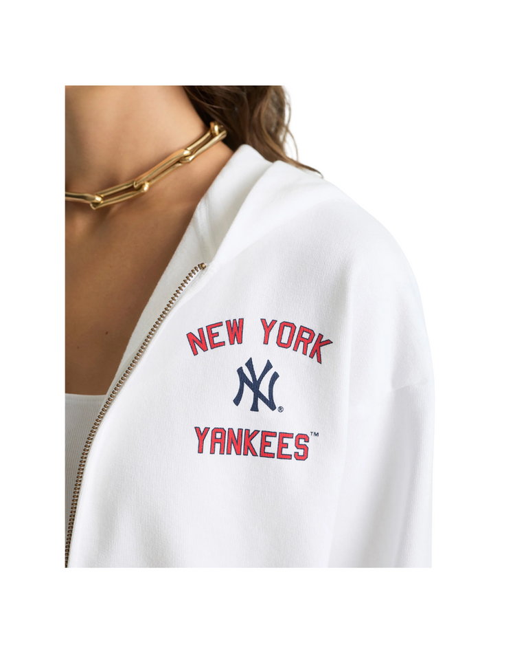 Homerun Cropped Zip Hoodie