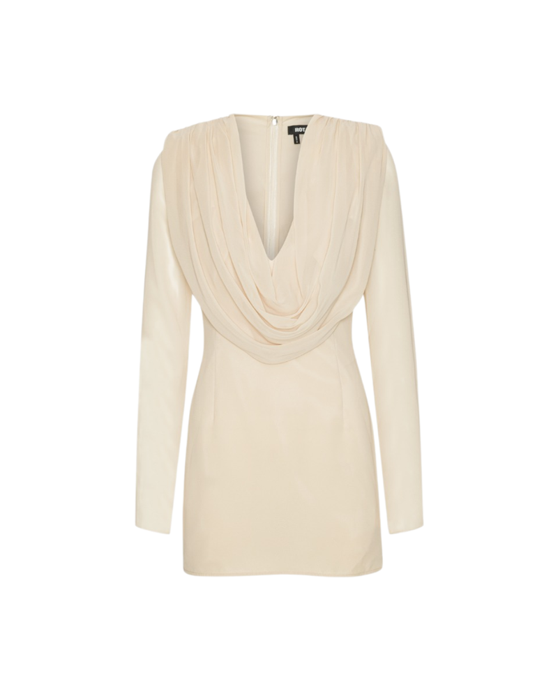 Chiffon Ls Mini Dress