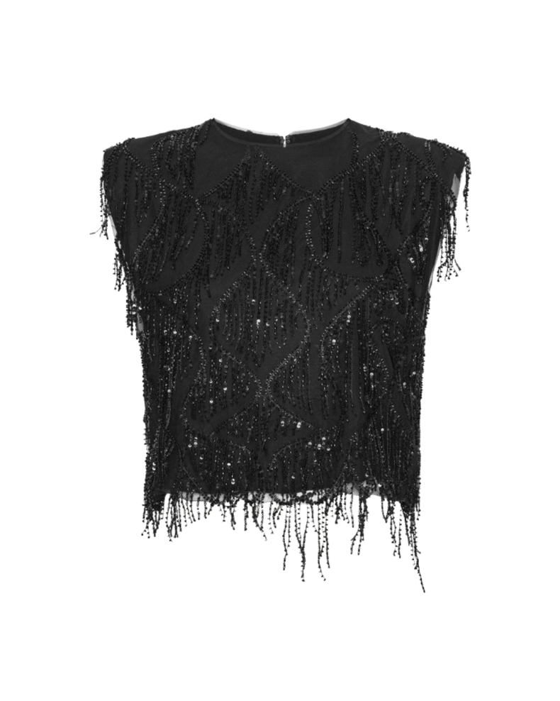 Sequins Sleeveless Top