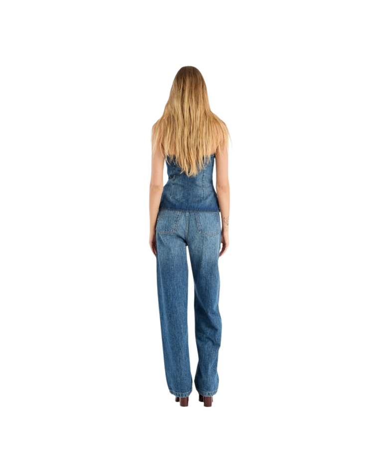 Wide Leg 5 Pocket Pants