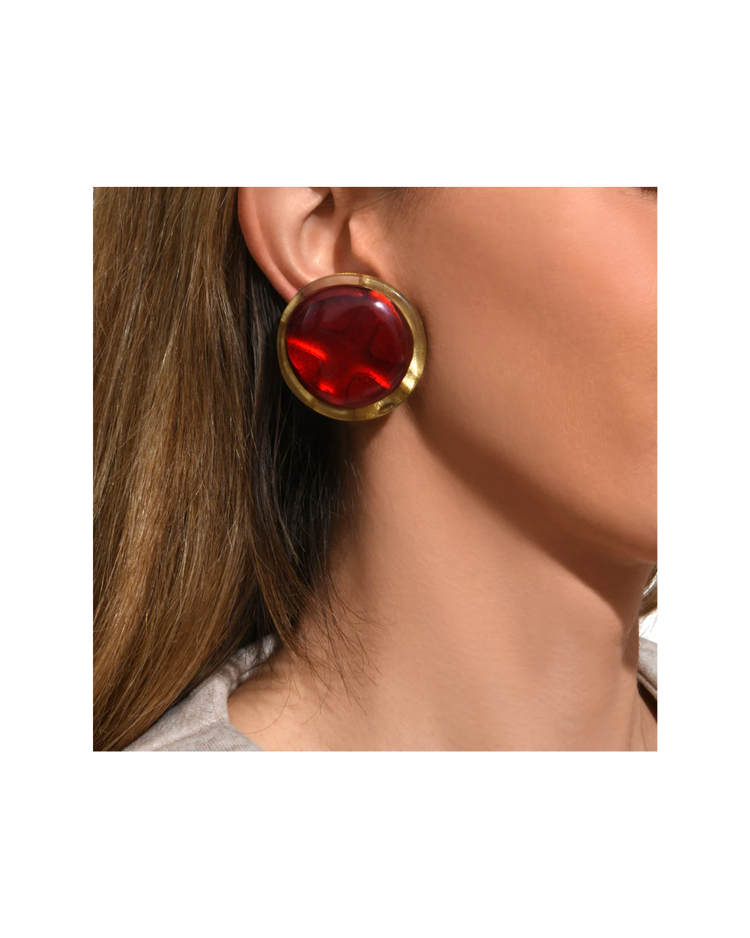 Clip Earrings Titelle Ivory-Gold