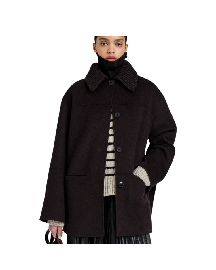 Lisa Coat in Double Face Wool