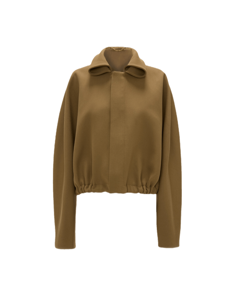 Roll Neck Bomber Jacket