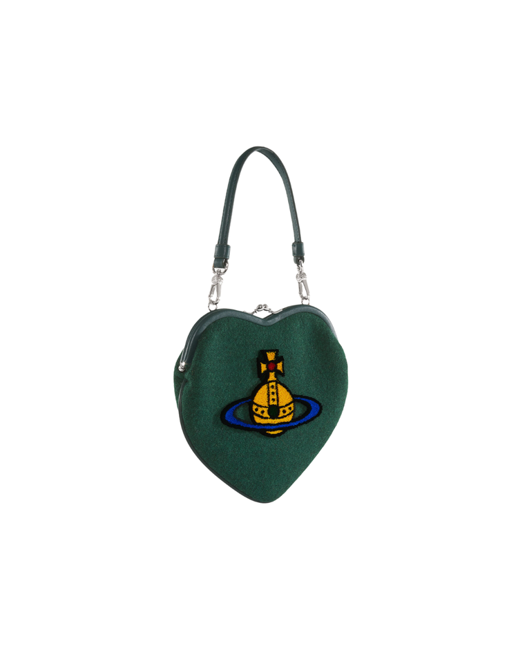 Belle Heart Frame Purse