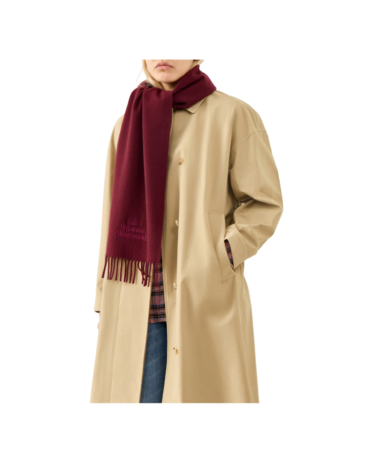 Embroidered Logo Scarf