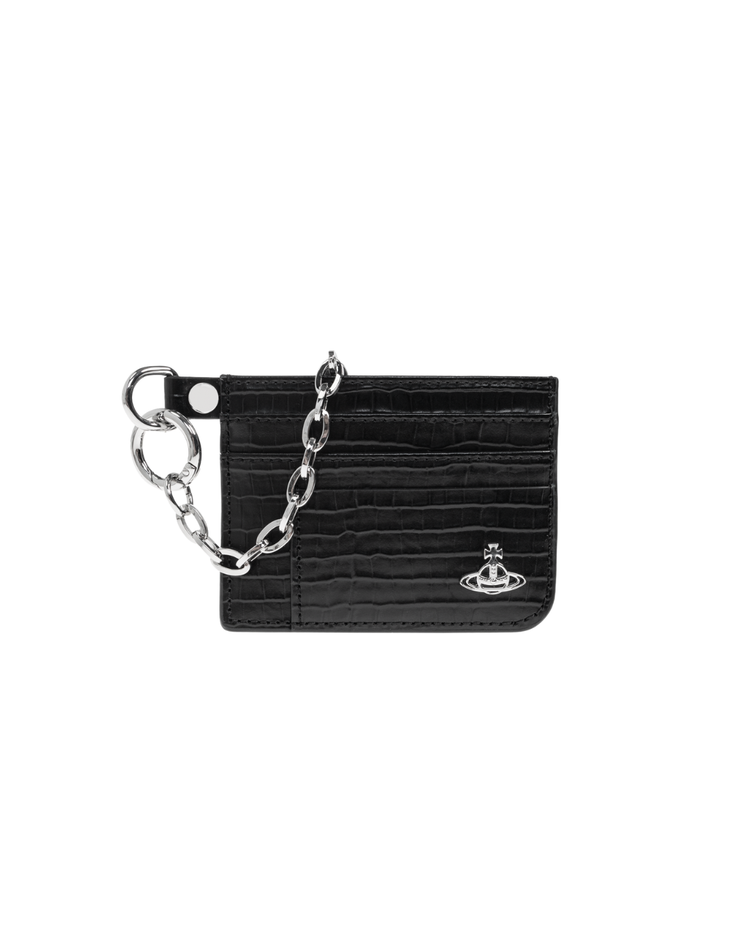 Flat Card Holder With Chain