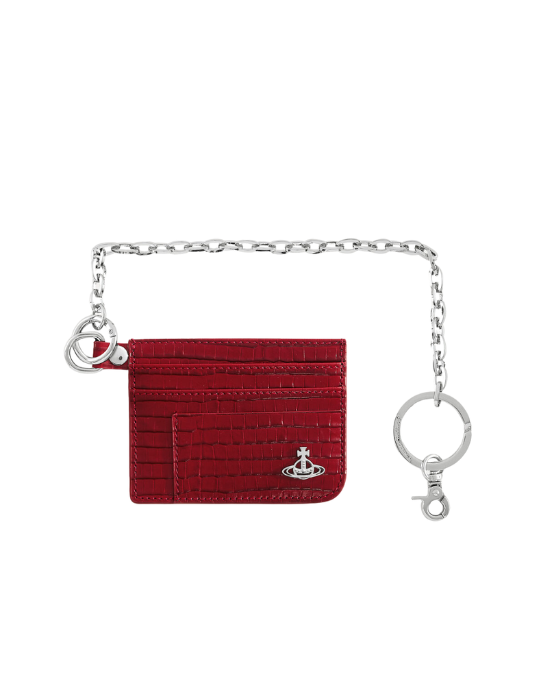 Flat Card Holder With Chain