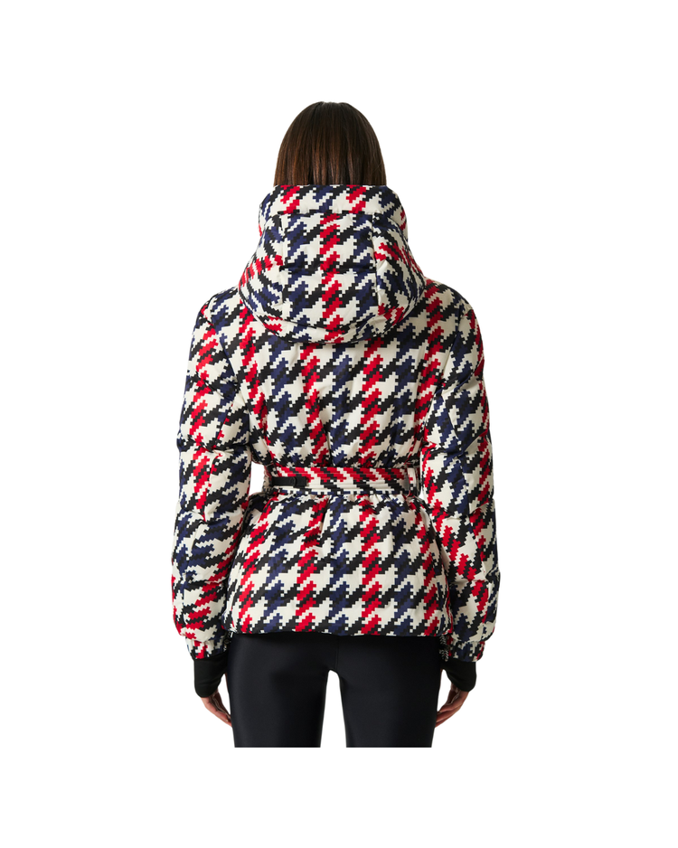 Houndstooth Candice Down Parka Jacket