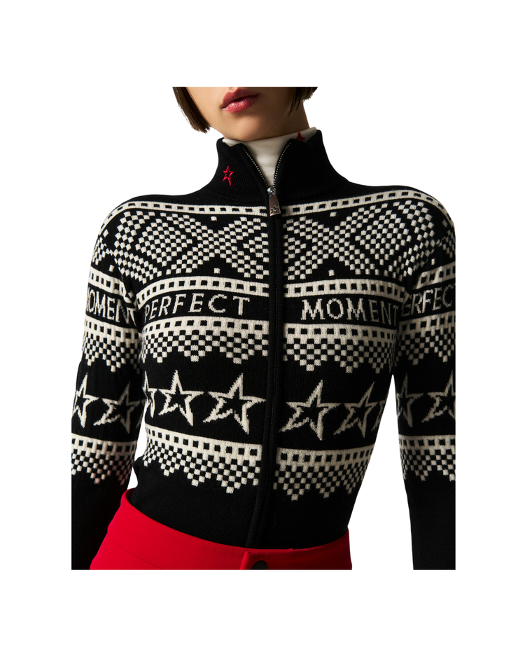 Intarsia-Knit Merino Wool Bodysuit