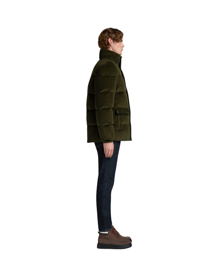 Puffer Jacket in Cotton Corduroy
