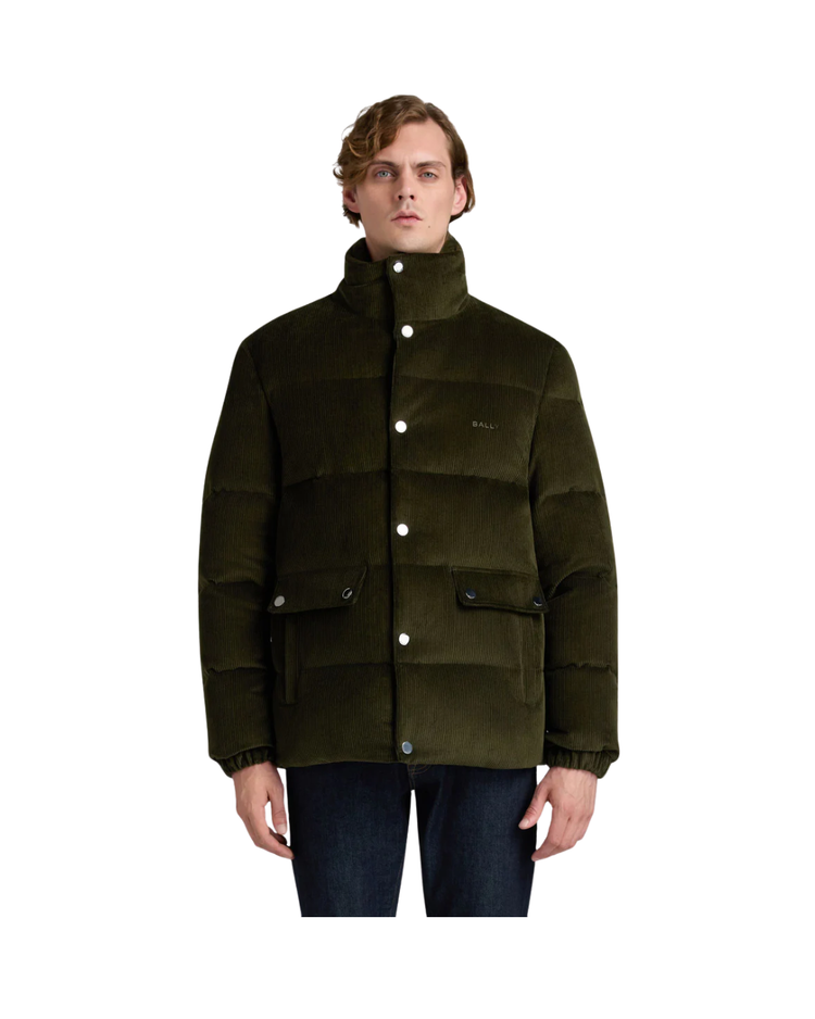 Puffer Jacket in Cotton Corduroy