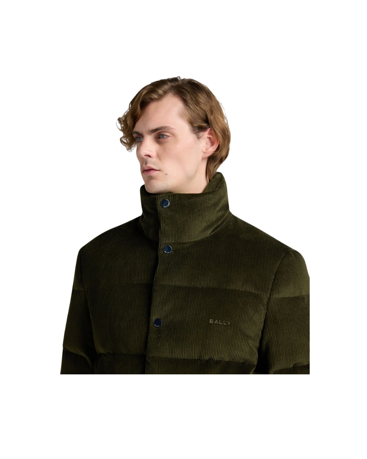 Puffer Jacket in Cotton Corduroy