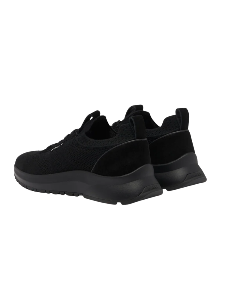 Outline Sneaker in Black Fabric