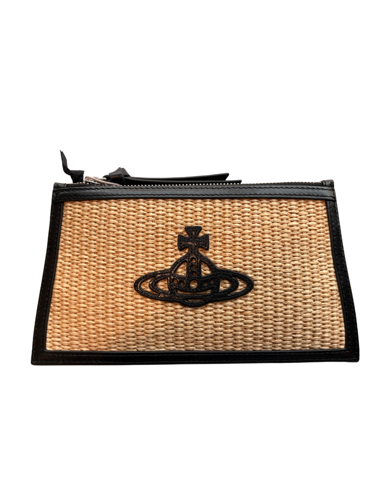 Small Flat Zip Clutch