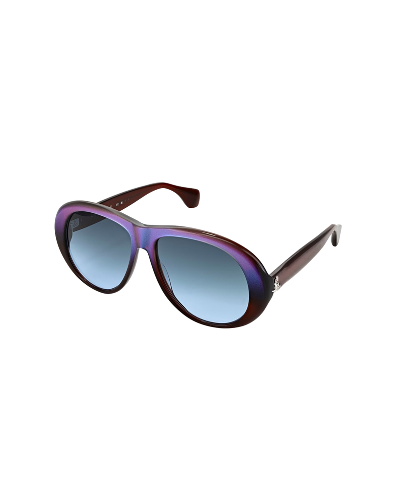 Frankie Sunglasses Shiny Blue/Red