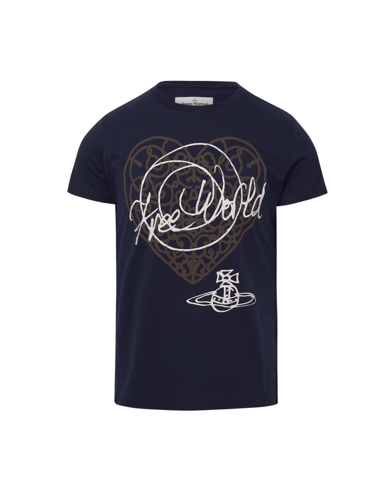 Free World-heart Peru T-shirt
