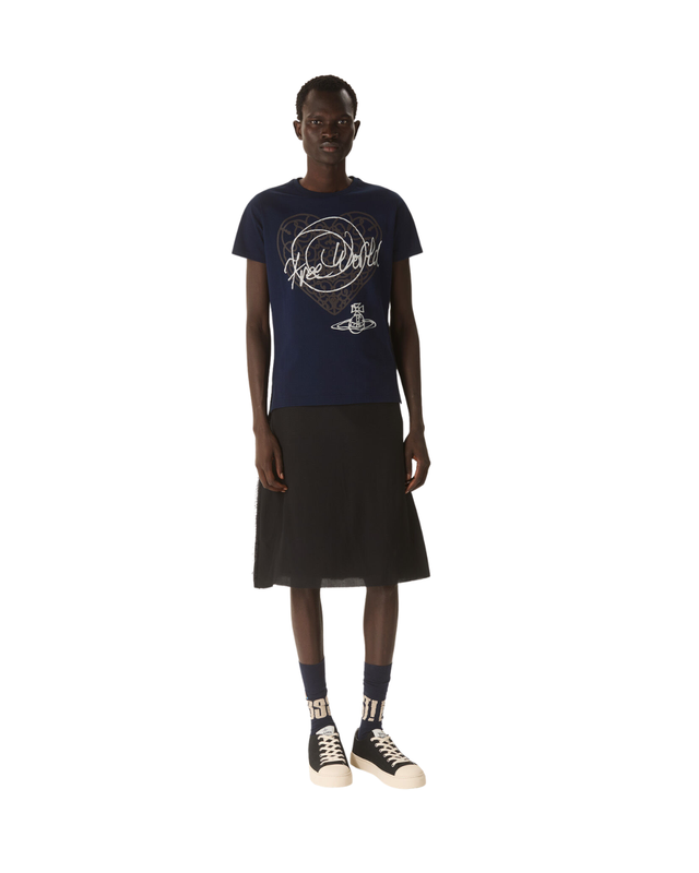 Free World-heart Peru T-shirt