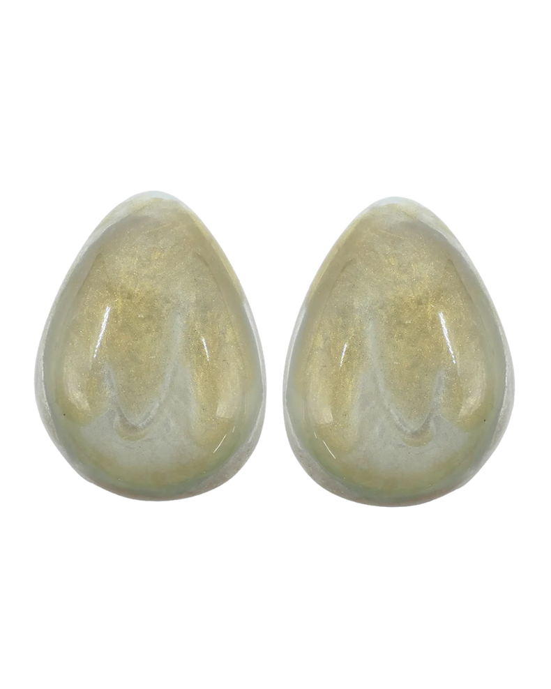 Dana Clip Earrings Skyblue