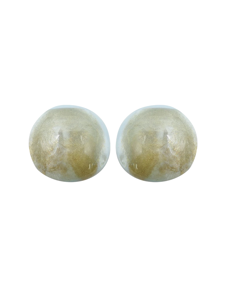 Agnes Clip Earrings Skyblue