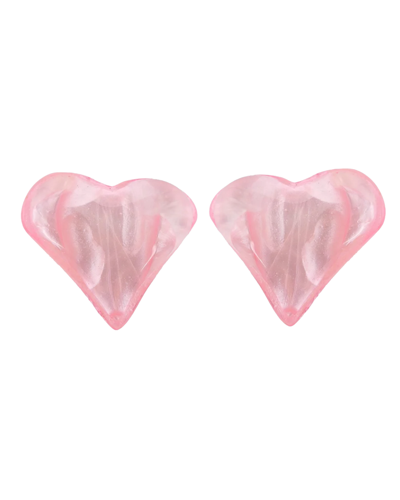 Savine Clip Earrings Rose
