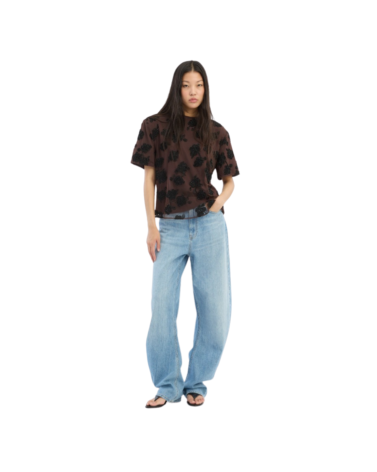 Beaded Oversized Top