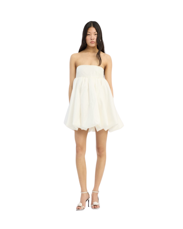 Satin Mini Bubble Dress