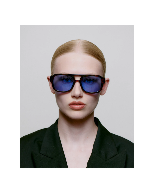 Kaya Demi Tortoise (Blue Lens)