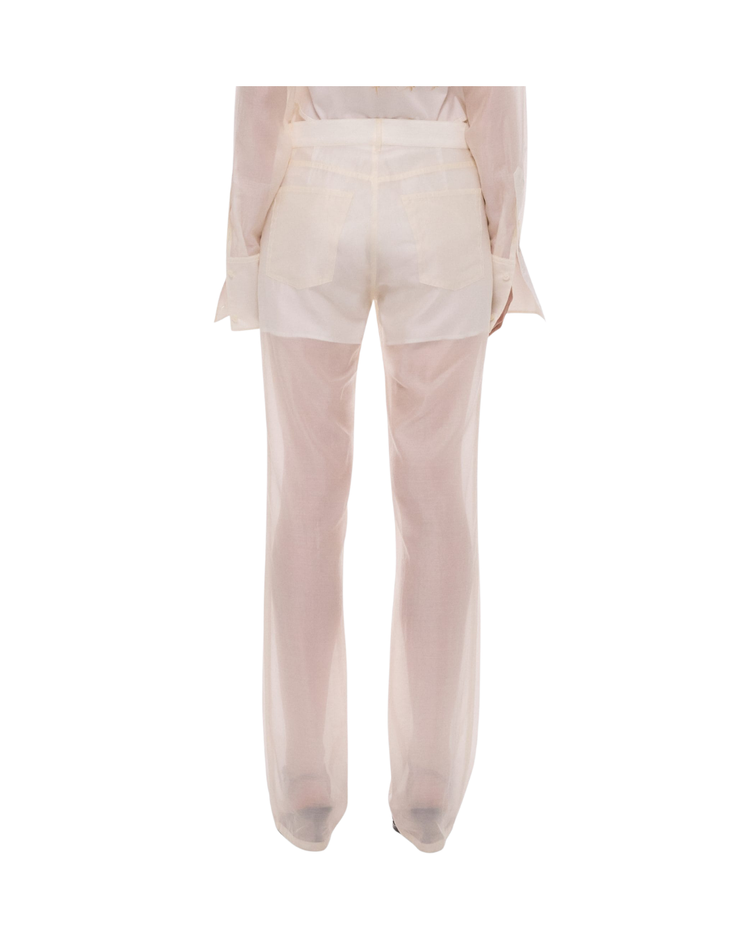 Sheer Bootcut Trousers