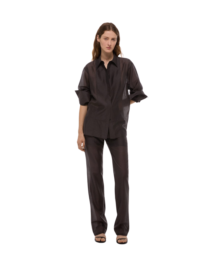 Sheer Tux Shirt