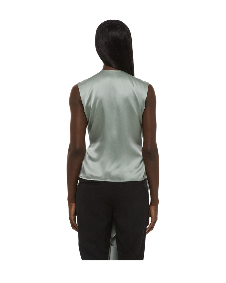 Draped Scarf Top