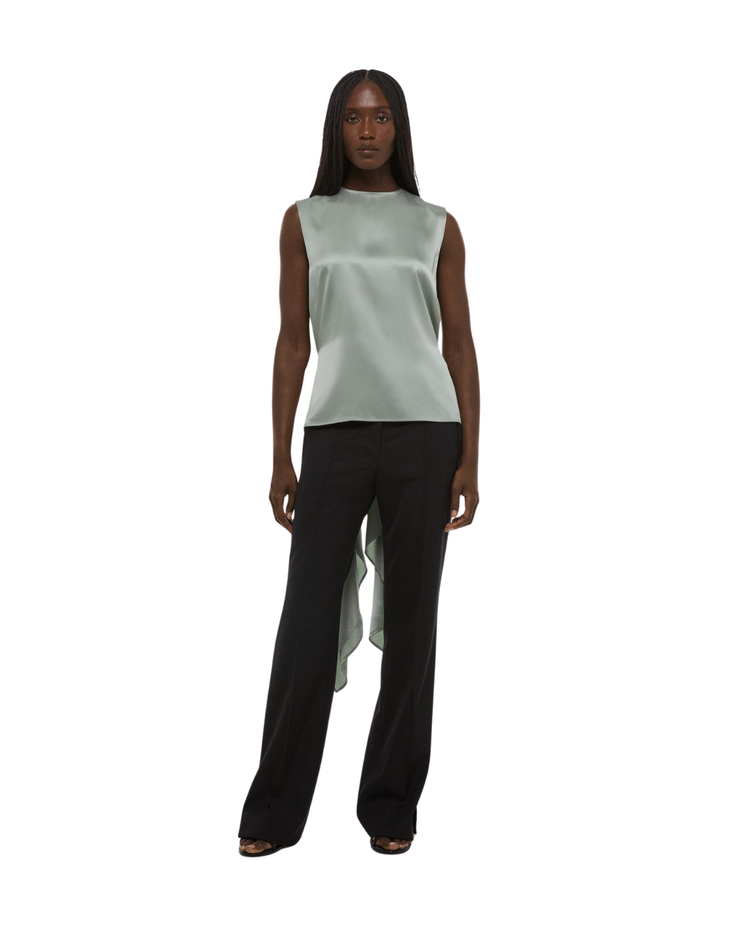 Draped Scarf Top