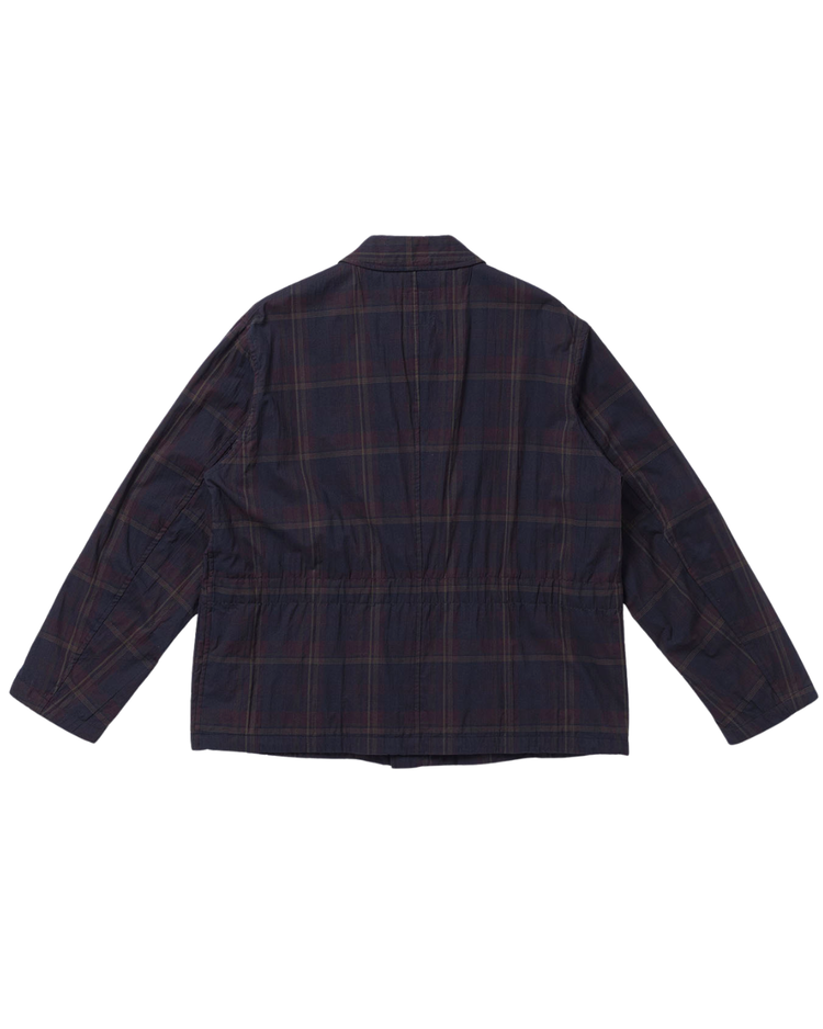 Organic Cotton Madras Pigment CT Short Coverall Jacket