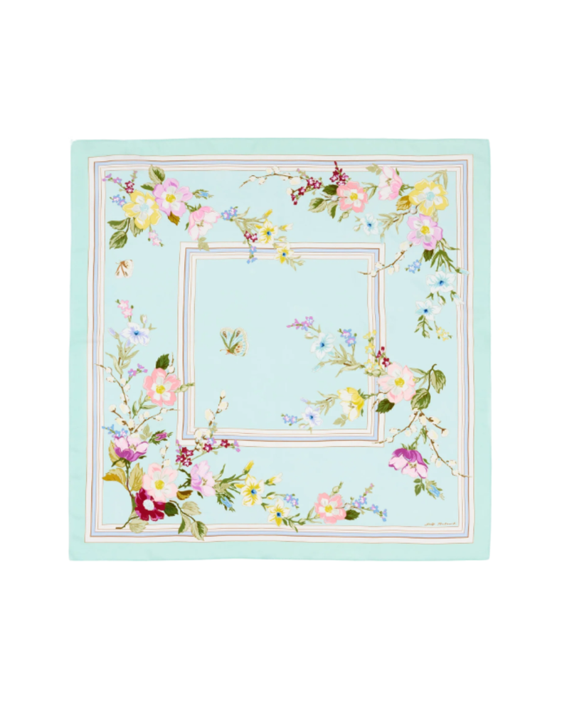 Mint Floral Scarf