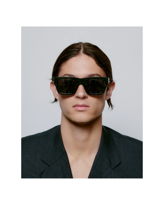 Agnes Green Marble Transparent