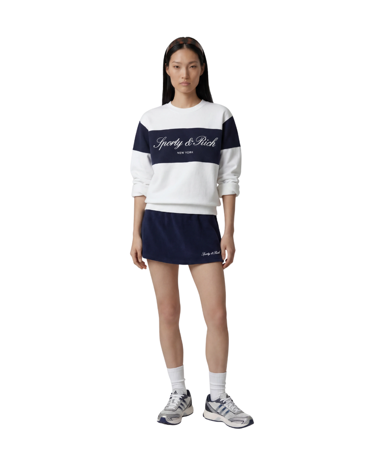 Signature Logo Block Crewneck