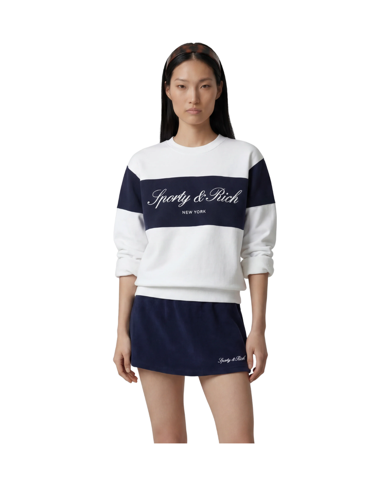 Signature Logo Block Crewneck