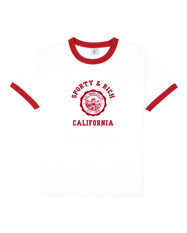 California Emblem Soft Ringer Tee