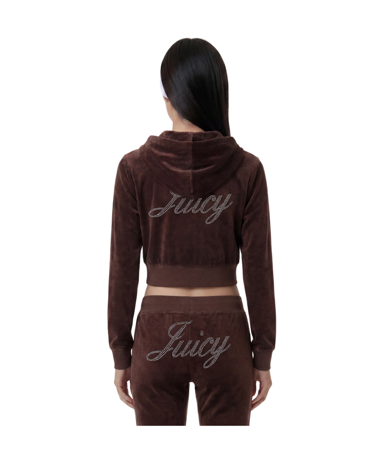 Juicy Script Velour Sweatpant